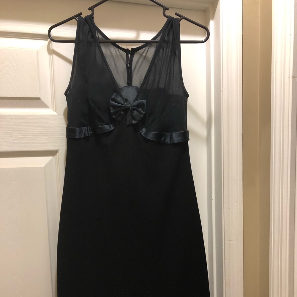 Black cocktail dress
